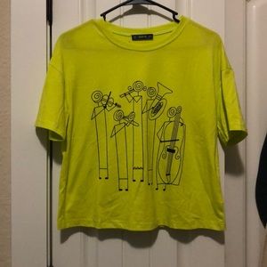 shein neon tee shirt